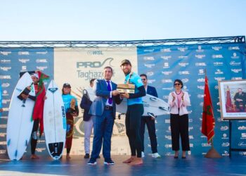 البطل المغربي رمزي بوخيام يحتل المرتبة الثانية في مسابقة “برو تغازوت باي 2025”