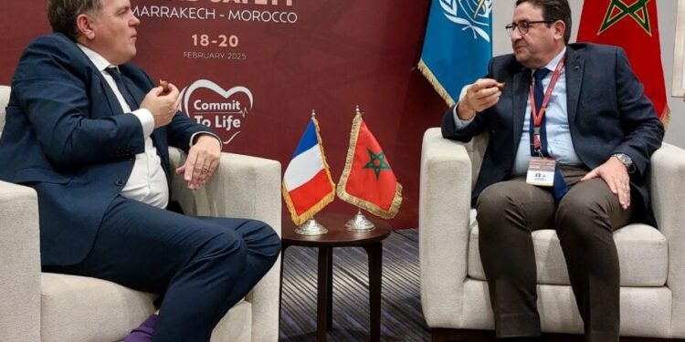 قيوح يبحث تعزيز التعاون المغربي-الفرنسي في النقل واللوجيستيك