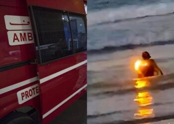 انتشال جثة تيكتوكر المفقود في شاطئ مرقالة بطنجة