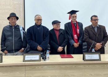 الدكتور حسن برهون ينال الدكتوراه بميزة مشرف جدا