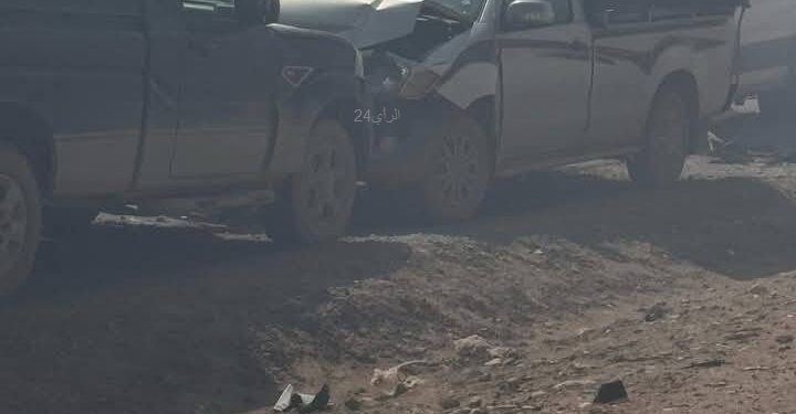 حريق عشوائي للنفايات الفلاحية يتسبب في حادثة سير خطيرة بإقليم اشتوكة أيت باها