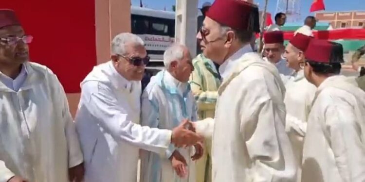 والي جهة سوس ماسة وعامل إقليم اشتوكة آيت باها يحضران الموسم الديني “تعلات” بجماعة تسكدلت