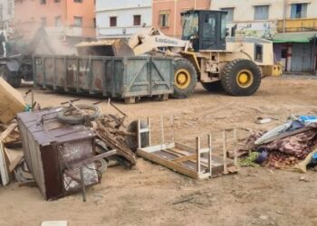 أكادير: حملة واسعة لتحرير الملك العمومي ببنسركاو واستعادة النظام