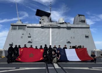 فرقاطة “محمد السادس”ترفع راية التعاون البحري: اندماج مغربي فرنسي في قلب “كليمنصو 25”