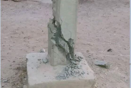 عمود كهربائي آيل للسقوط بدوار درايد بجماعة سيدي بيبي يُهدد سلامة المواطنين