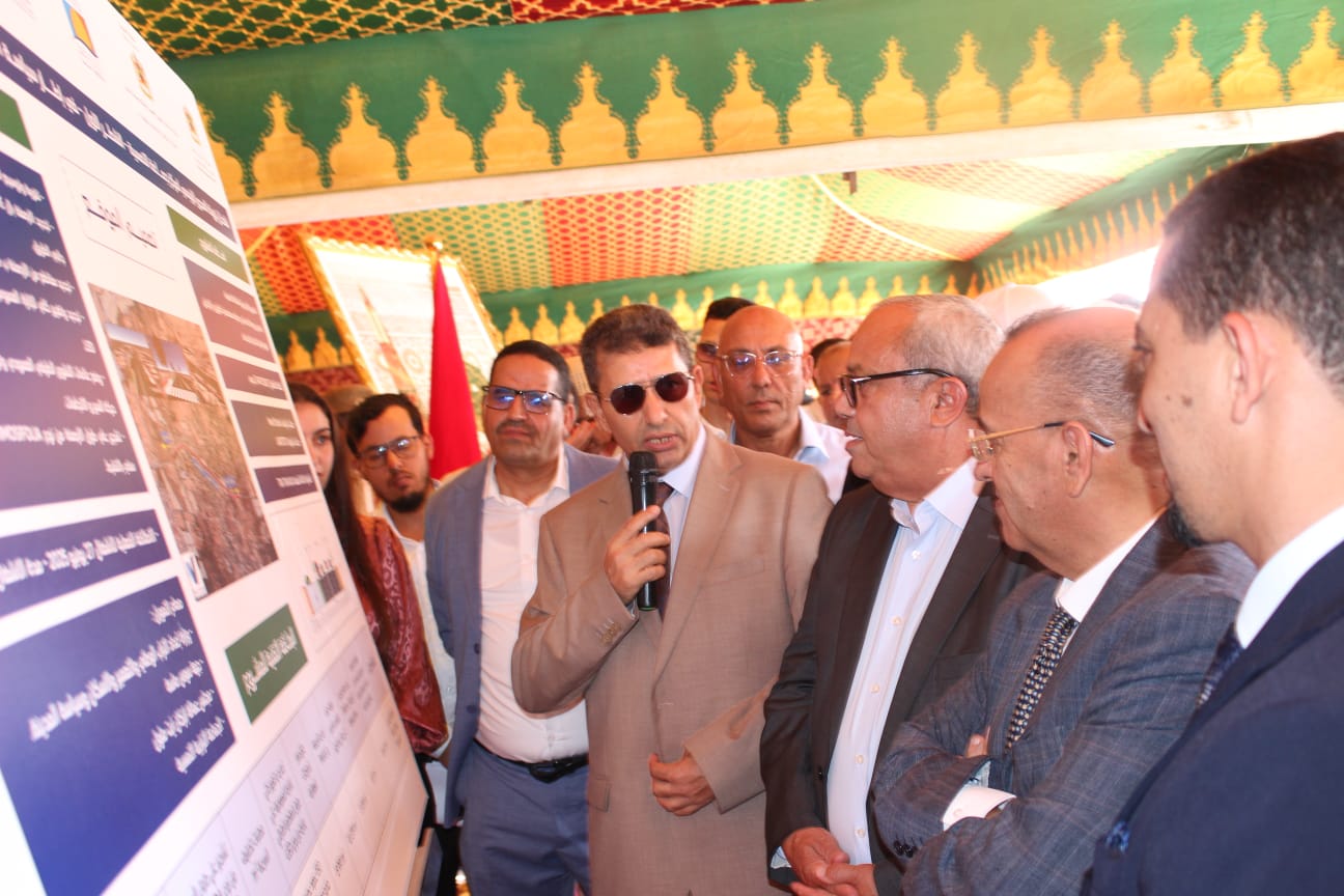 عامل إقليم إنزكان آيت ملول يُعطي انطلاقة مشاريع تنموية بجماعة التمسية احتفاءً بعيد العرش المجيد