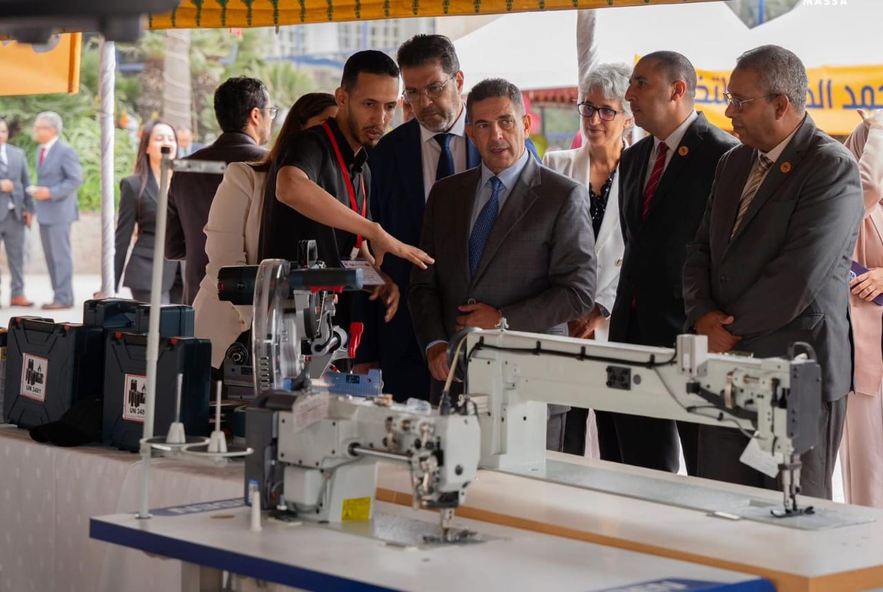 تسليم معدات وتجهيزات لـ 75 شاباً حاملاً للمشاريع بأكادير في إطار برنامج “الإدماج عبر الأنشطة الاقتصادية”