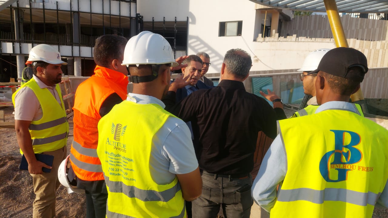 والي جهة سوس ماسة يقف على اللمسات الأخيرة قبل افتتاح المحطة الطرقية لأكادير