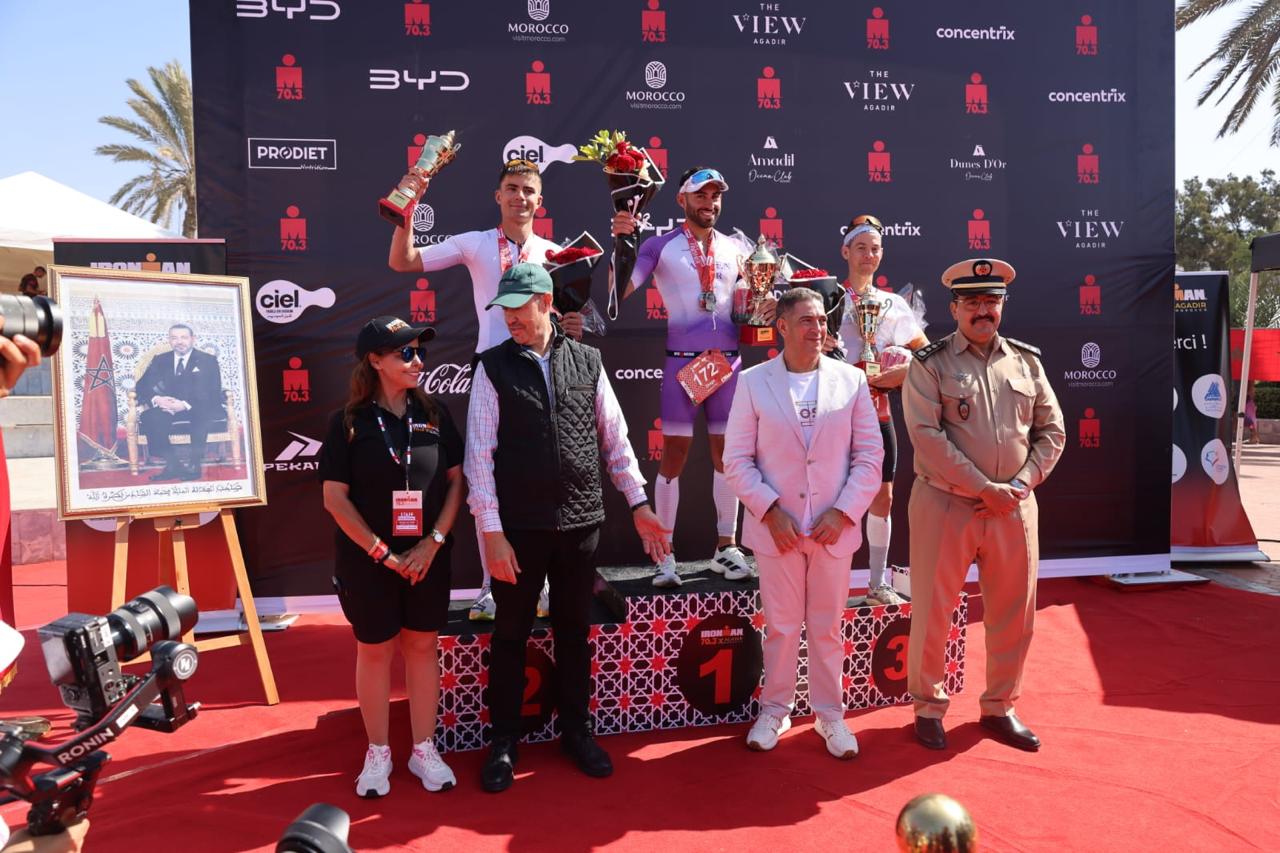 والي جهة سوس ماسة يترأس اختتام فعاليات النسخة الأولى من سباق الرجل الحديدي “Ironman 70.3” بأكادير