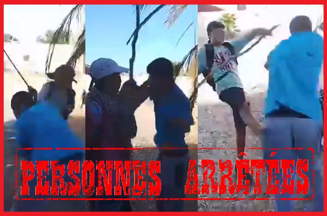 توقيف ثلاثة قاصرين بسوق الأربعاء الغرب عنفوا شخص من ذوي الاحتياجات الخاصة في الشارع العام