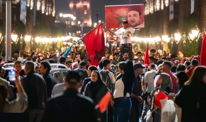 اشتوكة أيت باها.  احتفالات شعبية عارمة بمناسبة النصر التاريخي الذي عرفته  قضية الصحراء المغربية.