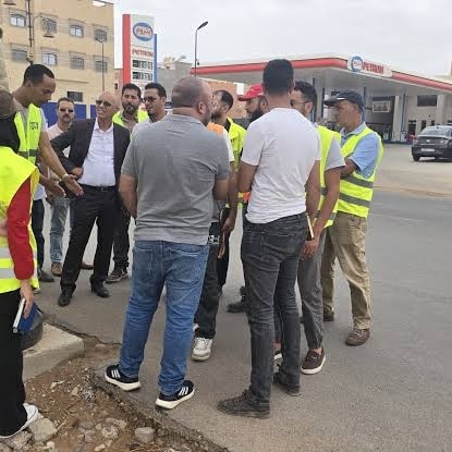 جماعة بيوكرى توضح أسباب تأخر أشغال تأهيل شارع الحسن الثاني