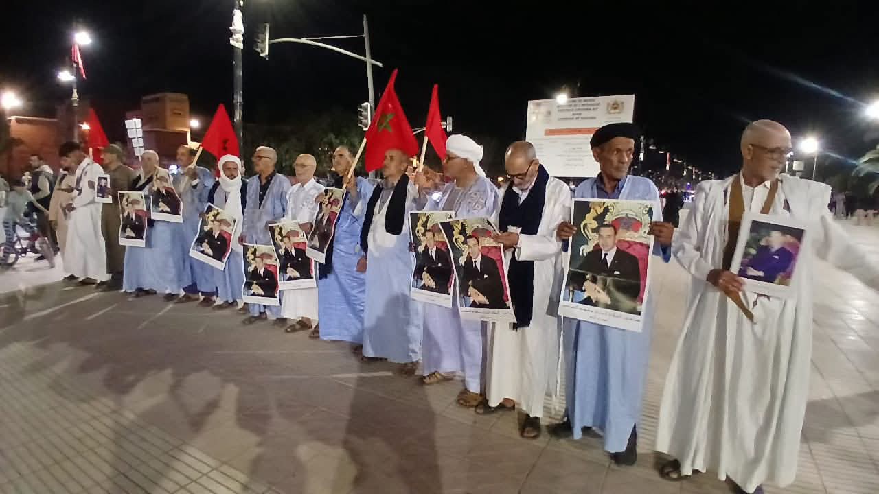 اشتوكة أيت باها.  احتفالات شعبية عارمة بمناسبة النصر التاريخي الذي عرفته  قضية الصحراء المغربية.