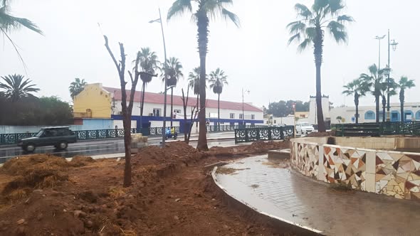 انطلاق أشغال تهيئة الفضاء المجاور للمسرح البلدي بإنزكان.. نحو متنفس حضري جديد للساكنة