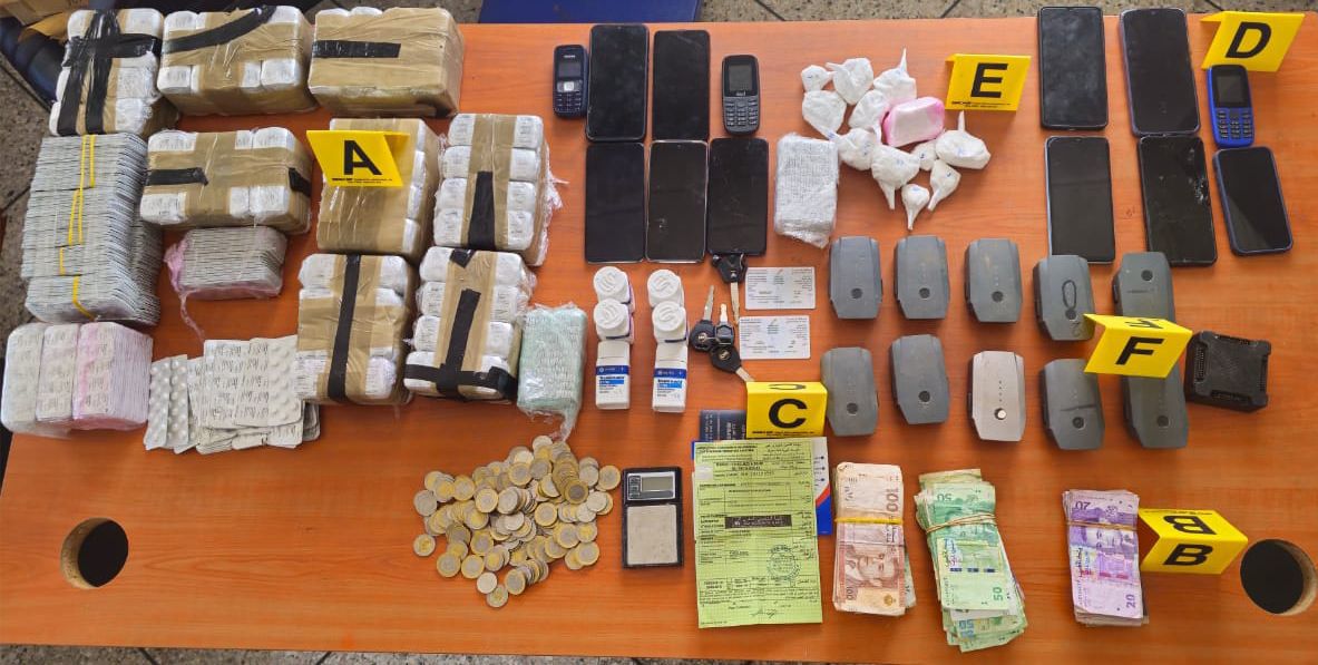 بتنسيق مع الـديستي.. إحباط عملية تهريب ضخمة باستعمال الطائرات المسيرة في تطوان