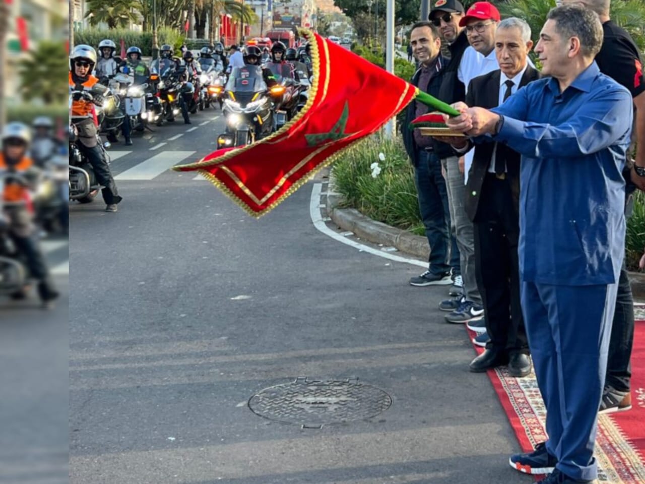 الوالي أمزازي يشرف على إعطاء انطلاقة رالي احتفالي تخليداً للذكرى الـ70 لعيد الاستقلال