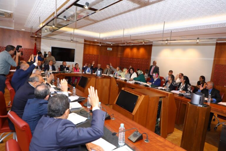 لجنة الداخلية بمجلس النواب تصادق على مشروعي قانون يتعلقان بالأحزاب السياسية واللوائح الانتخابية