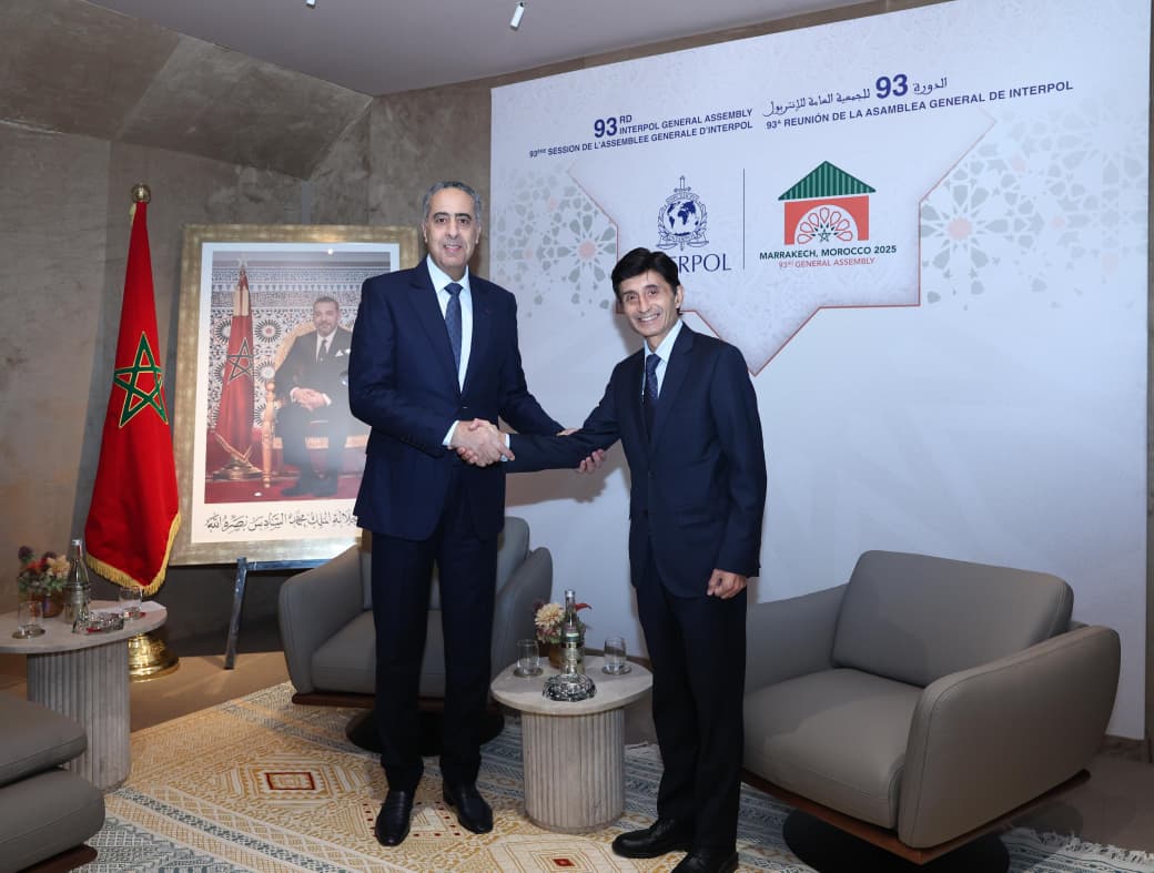 عبد اللطيف حموشي يستقبل بمراكش رئيس جهاز الشرطة التابع لهيئة الأمم المتحدة ووكيل الأمين العام لشؤون سيادة القانون