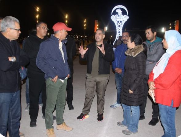 الوالي امزازي يقوم بزيارتين ميدانيتين لساحة الأمل ومحيط ملعب أدرار ويشدّد على الالتزام بالجودة والجاهزية قبل الكان