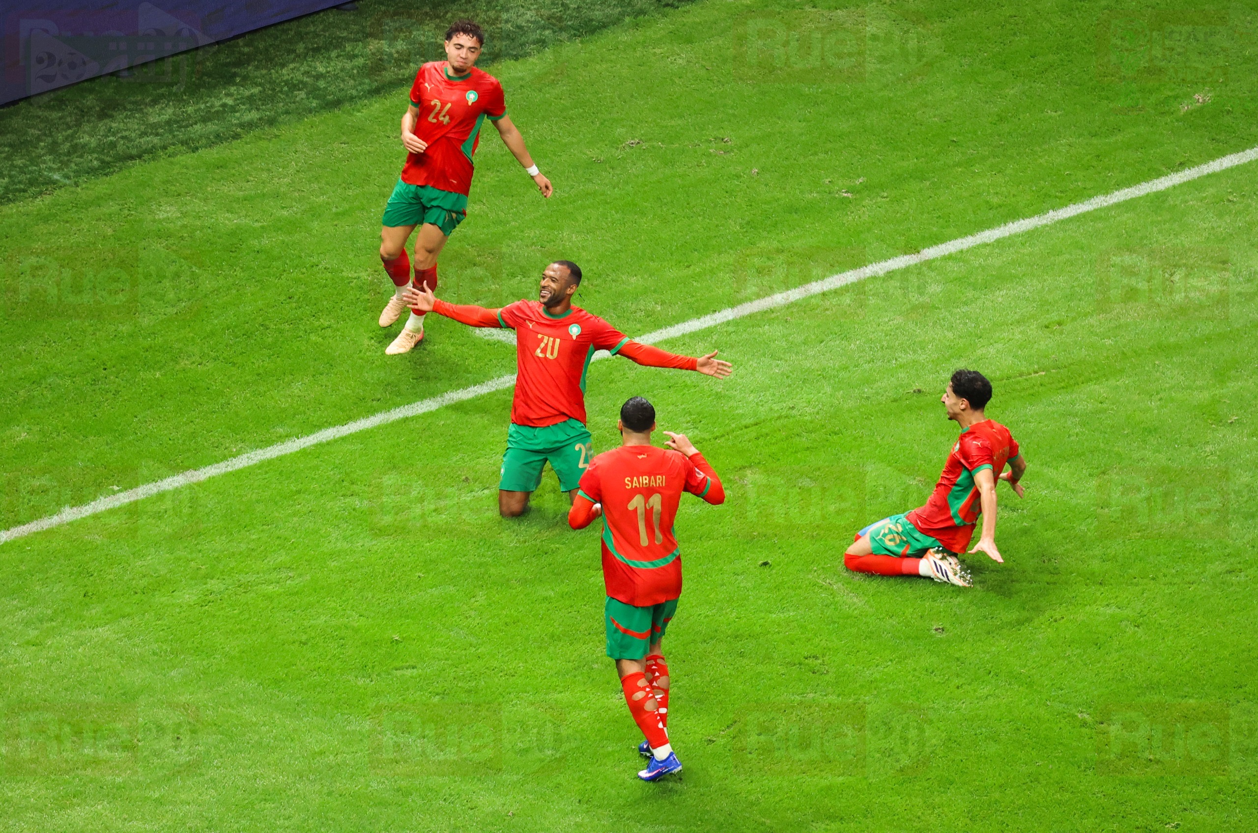 الأسود يدشنون كأس إفريقيا بقوة ويهزمون جزر القمر في ليلة احتفالية بالرباط