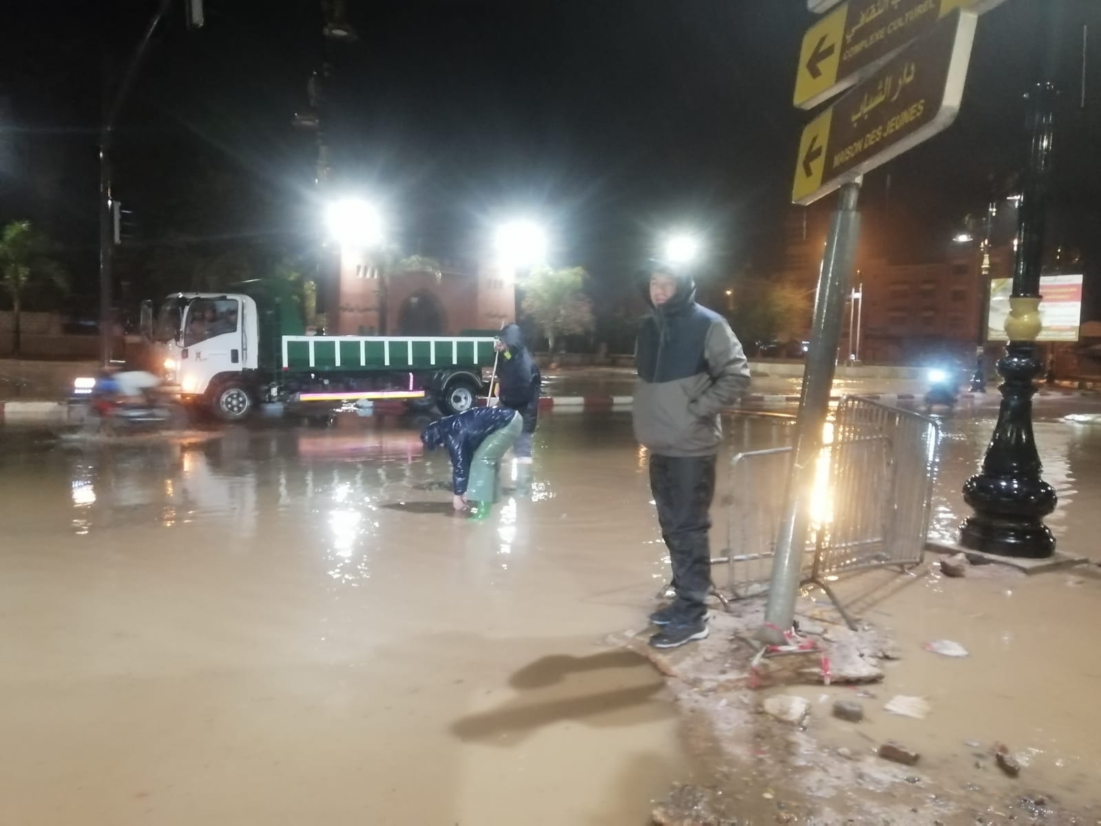 يقظة ميدانية وتدخلات متواصلة للتخفيف من آثار التساقطات المطرية بإقليم اشتوكة آيت باها