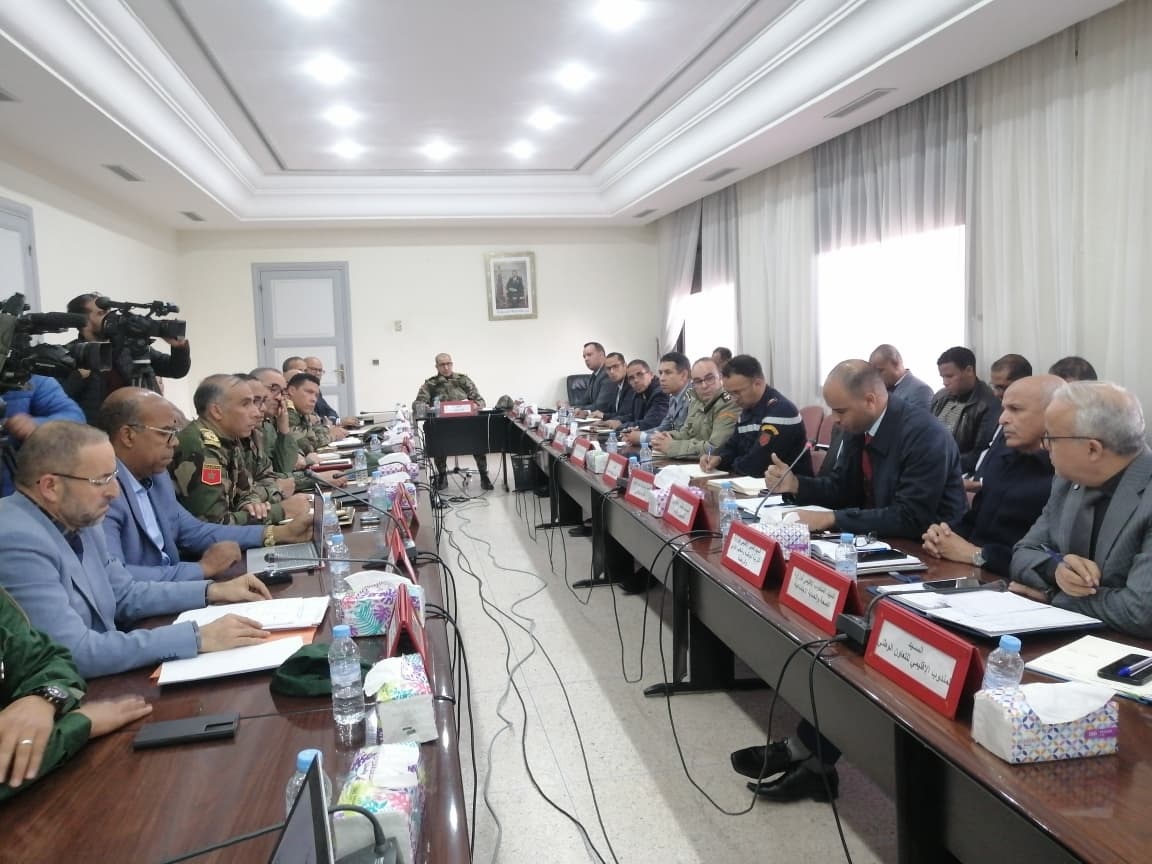 اللجنة الاقليمية لليقظة باقليم اشتوكة أيت باها تطلق تدابير استعجالية لمواجهة الأخطار المرتبطة بالحالة الجوية .