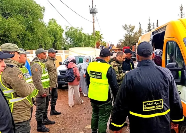 استنفار السلطات بتاملوكت بتارودانت الجنوبية ونقل أزيد من 265 شخصاً إلى مناطق آمنة
