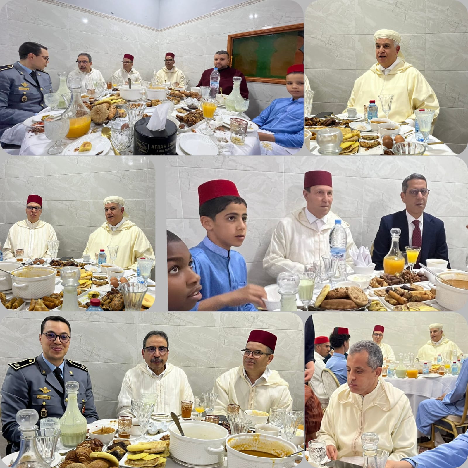 عامل إنزكان يشارك طلبة القرآن لحظات الإفطار في أجواء روحانية