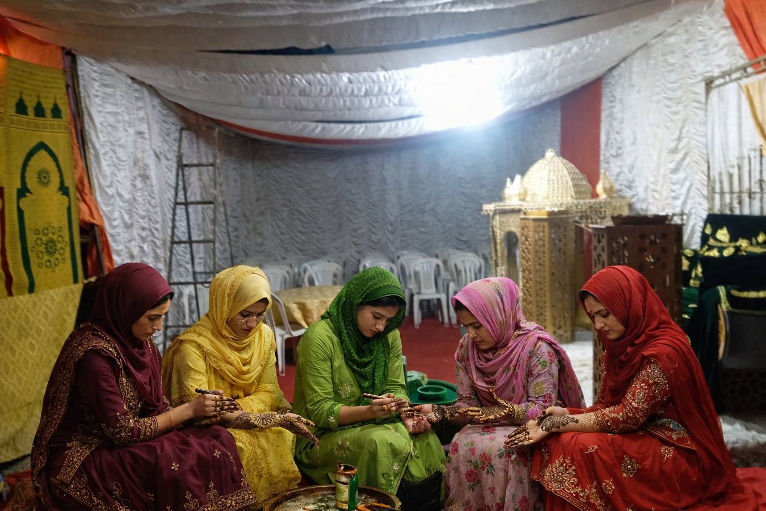 ترسيخاً لقيم التكافل.. حفل نقش الحناء يزين ليالي رمضان في آيت ملول