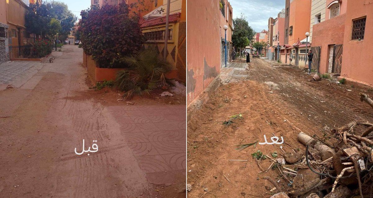 تدخل حازم يعيد الحياة لزنقة بحي أركانة في أيت ملول