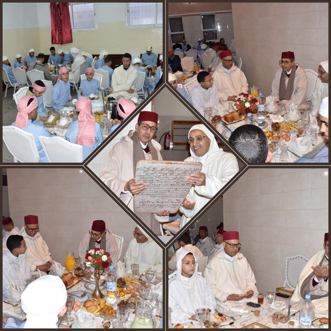 في أجواء إيمانية.. عامل اشتوكة أيت باها يتقاسم مائدة الإفطار مع طلبة المدرسة العتيقة الإمام الجزولي ببيوكرى