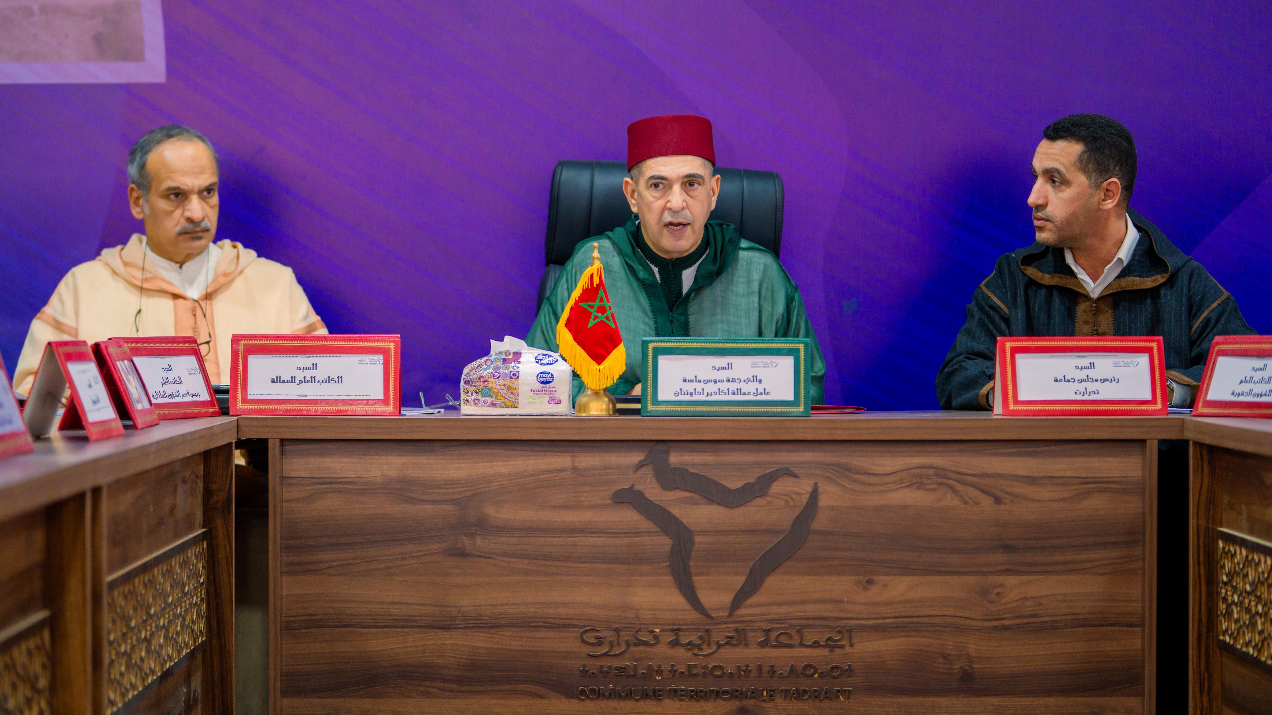 سعيد أمزازي برفقة فريق موسع يواصل الجولة الميدانية الرمضانية من جماعة تدرارت