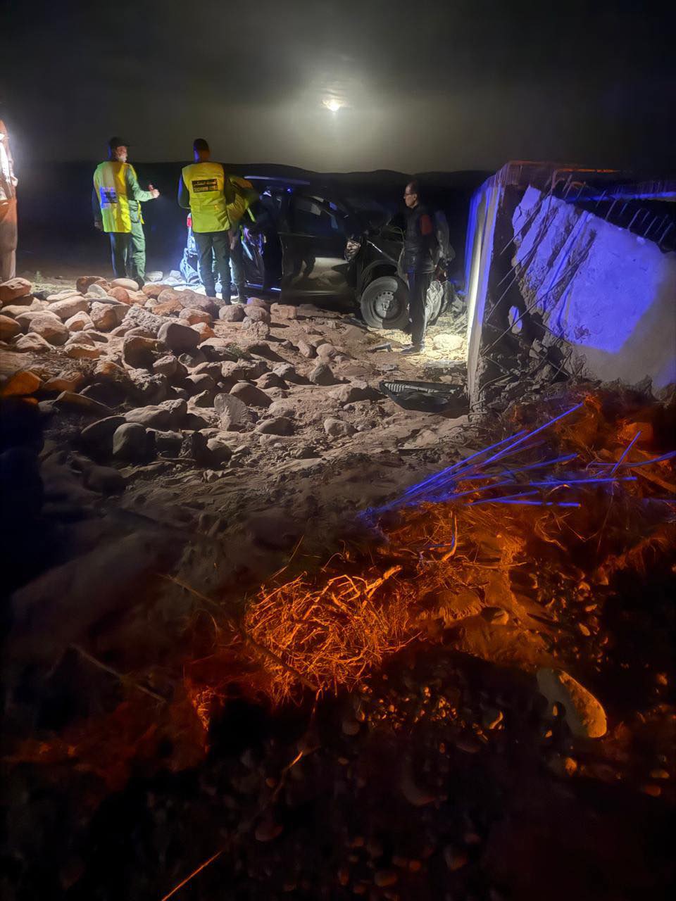 فاجعة على الطريق الوطنية رقم 10.. ورش متوقف ينهي حياة زوجين ويصيب طفلتهما