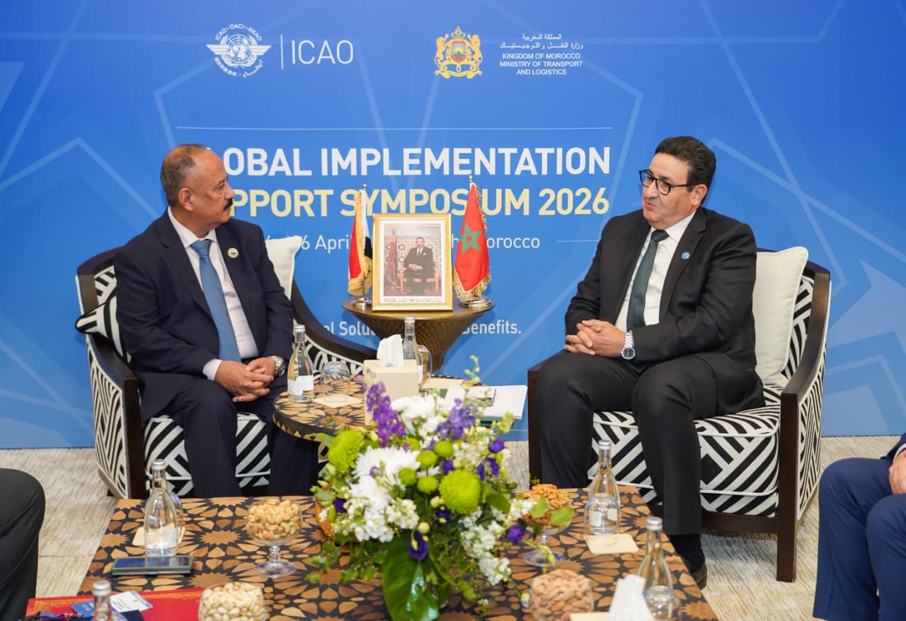 على هامش “ندوة مراكش”.. قيوح يبحث مع وزير النقل اليمني سبل تعزيز الشراكة التقنية.