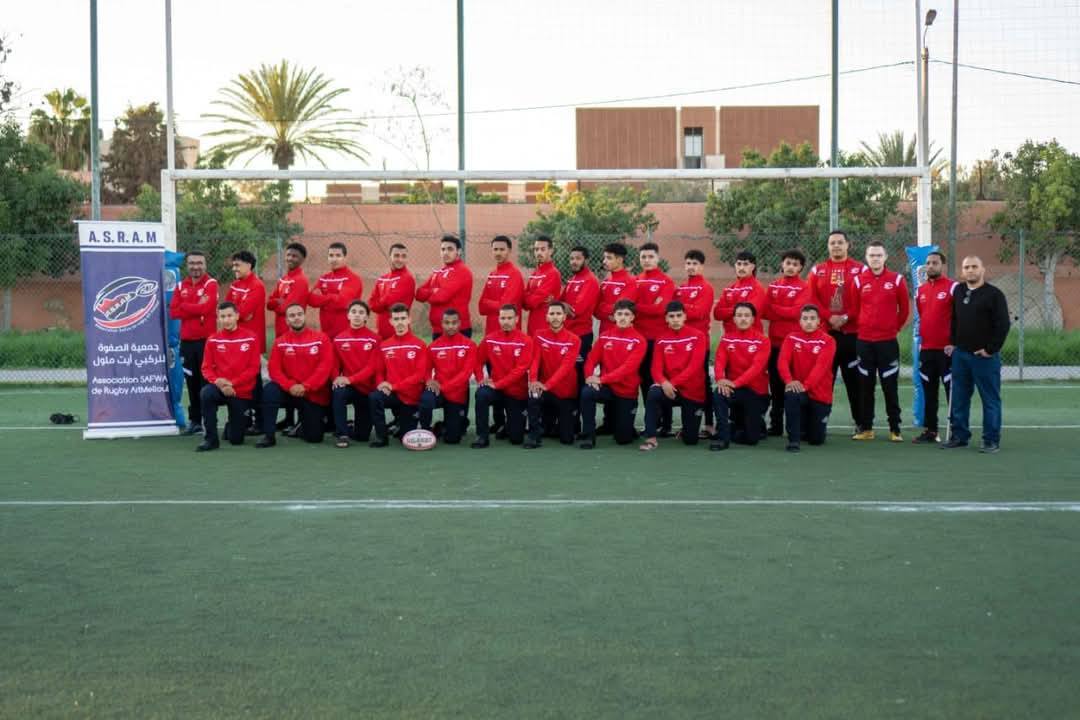 فريق الصفوة للركبي بأيت ملول يحقق إنجازاً تاريخياً بفاس ويواصل التألق في كأس العرش