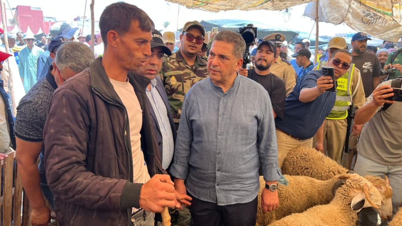 والي جهة سوس ماسة يتفقد رحبة بيع أضاحي العيد بتكوين ويشدد على تنظيم السوق ومحاربة المضاربة