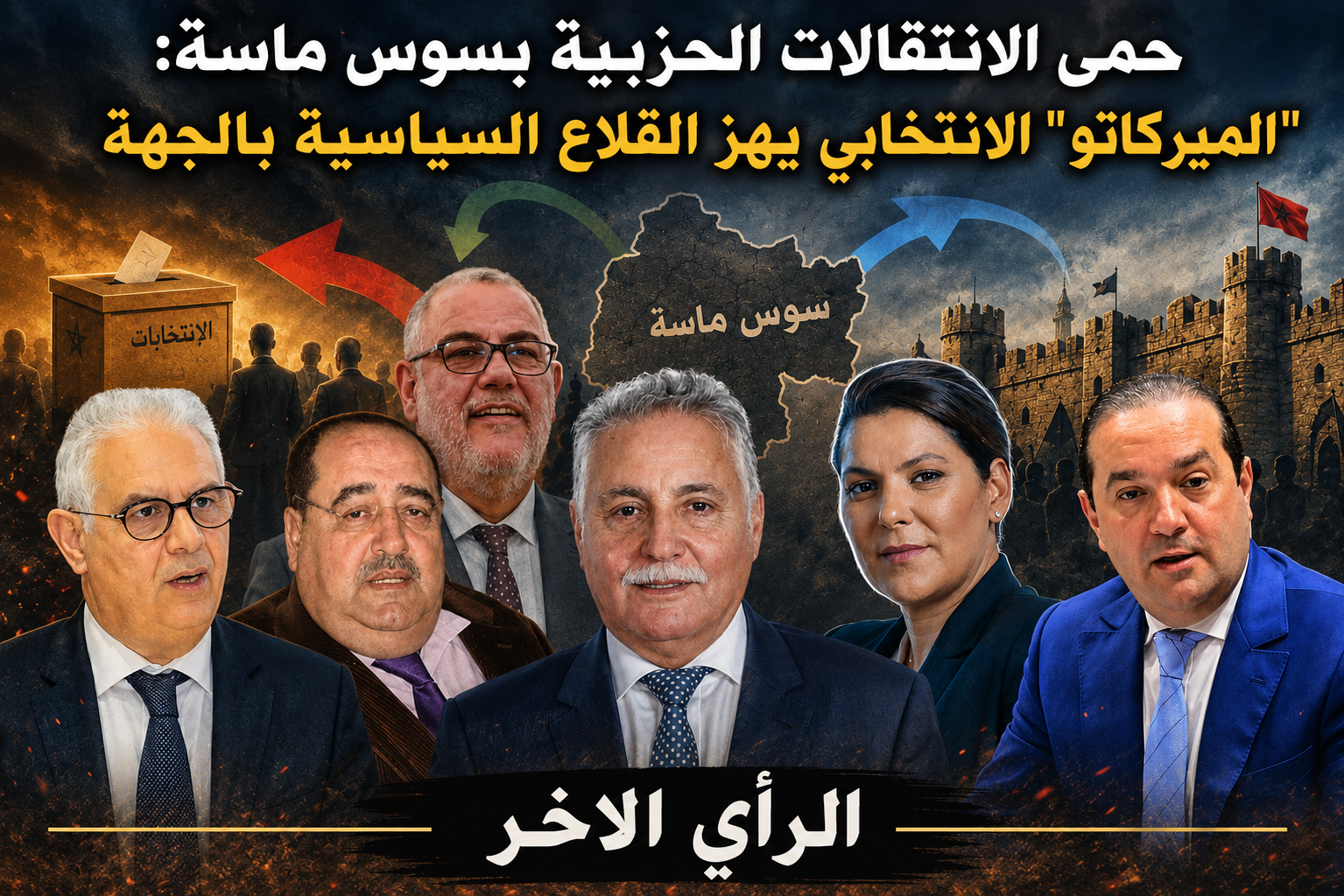 حمى الانتقالات الحزبية بسوس ماسة: “الميركاتو” الانتخابي يهز القلاع السياسية بالجهة