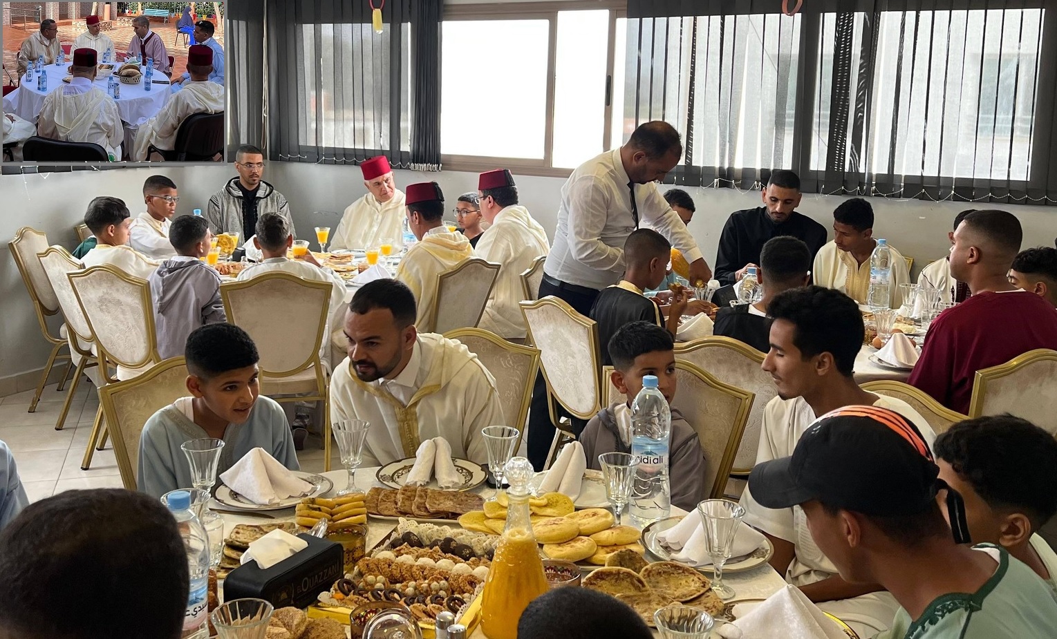 ترسيخاً لقيم التضامن.. عامل عمالة إنزكان أيت ملول يقوم بزيارة إنسانية لمؤسسات الرعاية الاجتماعية بمناسبة عيد الأضحى