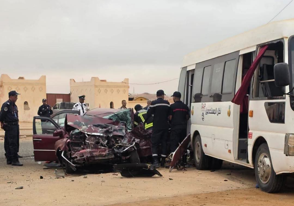 طانطان.. مصرع شخص وإصابة ثلاثة آخرين في حادثة سير مروعة