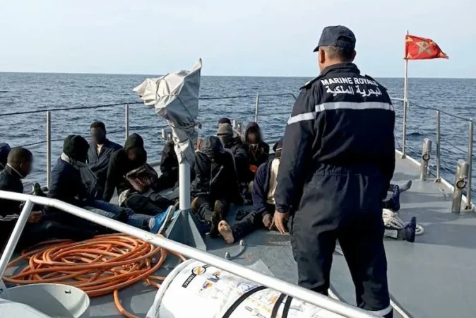 يقظة حازمة للبحرية الملكية تحبط رحلة للهجرة السرية بسواحل الداخلة
